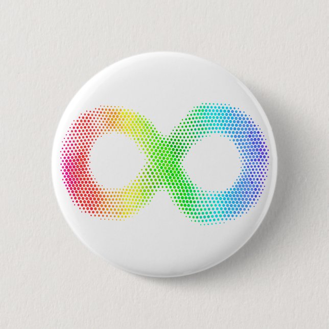 Neurodiversity 6 Cm Round Badge (Front)