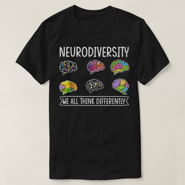 Neurodiversity ADHD Autism Awareness Survivor Nurs T-Shirt (Design Front)