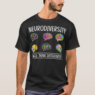 Neurodiversity ADHD Autism Awareness Survivor Nurs T-Shirt