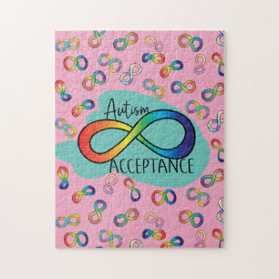 Neurodiversity Autism Acceptance Rainbow Jigsaw Pu Puzzle