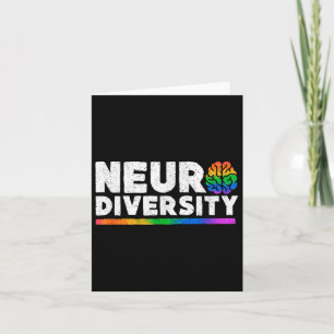 Neurodiversity Autism Adhd Mental Health Awareness Card