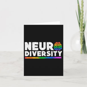 Neurodiversity Autism Adhd Mental Health Awareness Card