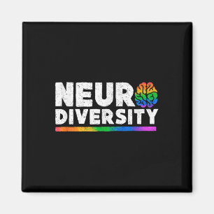 Neurodiversity Autism Adhd Mental Health Awareness Magnet