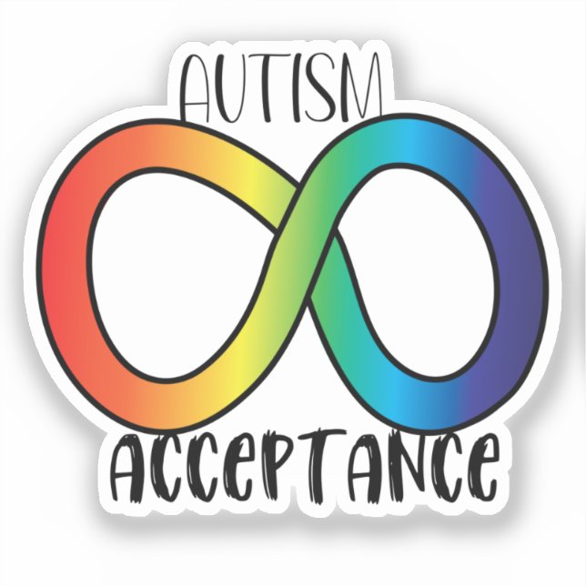 Neurodiversity Autism Awareness Acceptance Rainbow (Front)
