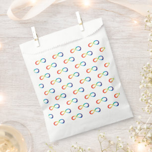 Neurodiversity Autism Awareness Acceptance Rainbow Favour Bag