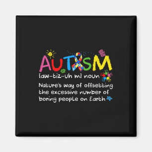 Neurodiversity Autism Awareness Noun Definition Me Magnet