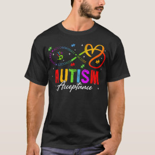 Neurodiversity Autism Awareness Rainbow Infinity T-Shirt