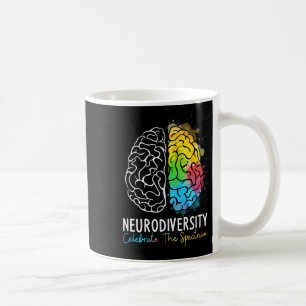 Neurodiversity - Autism Spectrum Asd Adhd Rainbow Coffee Mug