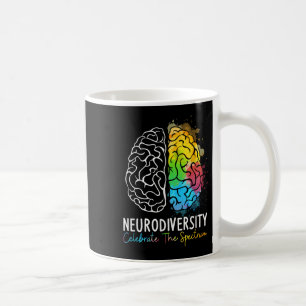 Neurodiversity - Autism Spectrum Asd Adhd Rainbow Coffee Mug