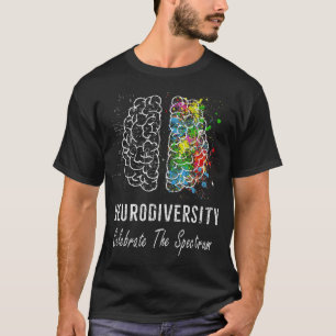 Neurodiversity - Autism Spectrum ASD ADHD Rainbow  T-Shirt