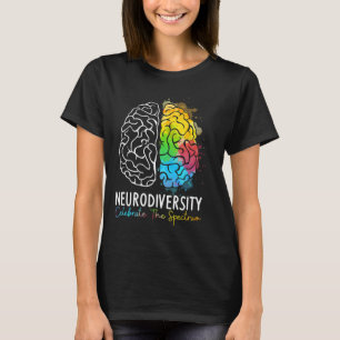 Neurodiversity - Autism Spectrum Asd Adhd Rainbow  T-Shirt