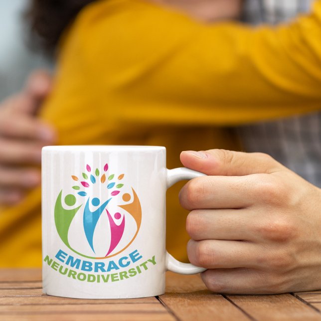 Neurodiversity Autism Spectrum Cute Colourful Coffee Mug (Creator Uploaded)