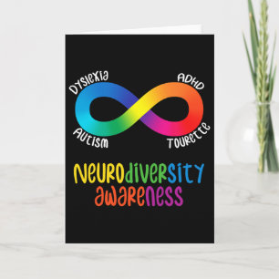 Neurodiversity Awareness Adhd Autism Dyslexia Tour Card
