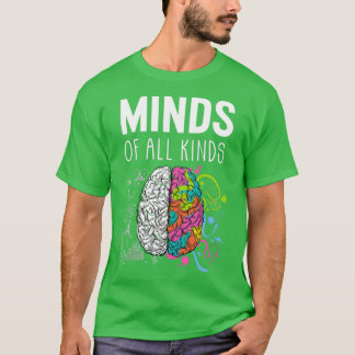 Neurodiversity Brain ADHD Autism Awareness Classic T-Shirt