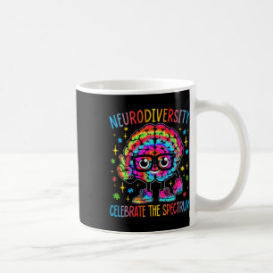 Neurodiversity Brain Autism Awareness Asd Adhd Men Coffee Mug