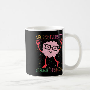 Neurodiversity Brain Autism Awareness Asd Adhd Men Coffee Mug