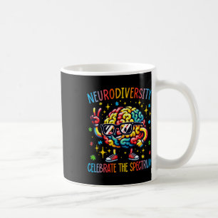 Neurodiversity Brain Autism Awareness Asd Adhd Men Coffee Mug