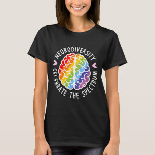 Neurodiversity Brain Autism Awareness ASD ADHD Men T-Shirt