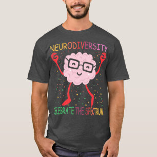 Neurodiversity Brain Autism Awareness ASD ADHD Men T-Shirt