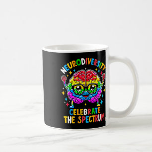 Neurodiversity Brain Autism Awareness Coffee Mug