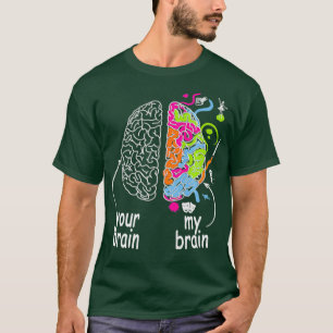 Neurodiversity brain Gift idea for Dyslexia ADHD A T-Shirt