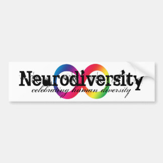 Neurodiversity bumper sticker