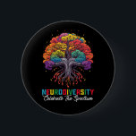 Neurodiversity Celebrate The Spectrum Autism 6 Cm Round Badge<br><div class="desc">Neurodiversity Celebrate The Spectrum Autism</div>