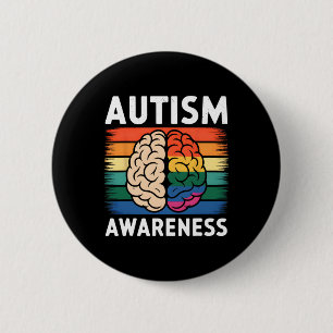 Neurodiversity Celebrate The Spectrum Brain Autism 6 Cm Round Badge