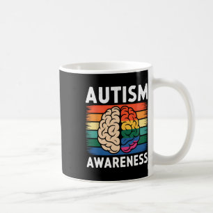 Neurodiversity Celebrate The Spectrum Brain Autism Coffee Mug