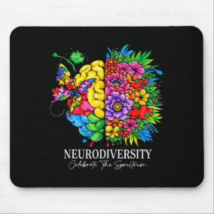 Neurodiversity celebrate the spectrum mouse pad
