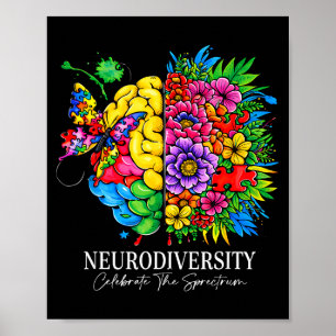 Neurodiversity celebrate the spectrum  poster