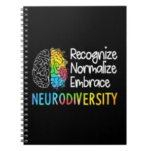 Neurodiversity, Celebrate the Spectrum. The brain Notebook