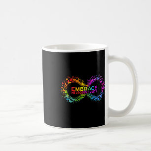 Neurodiversity Embrace Adhd Autism Asd Butterfly I Coffee Mug
