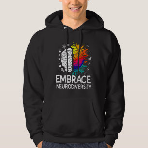 Neurodiversity Embrace Adhd Autism Asd Hoodie