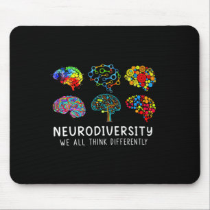 Neurodiversity - Embrace Adhd Autism Awareness Mouse Pad