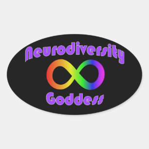 Neurodiversity Goddess sticker