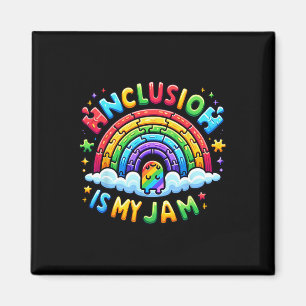 Neurodiversity Inclusion Is My Jam Autism Awarenes Magnet