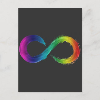 Neurodiversity Infinity Logo Shirt  Postcard