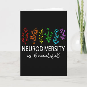 Neurodiversity Is Beautiful Autism Awareness Men W Card