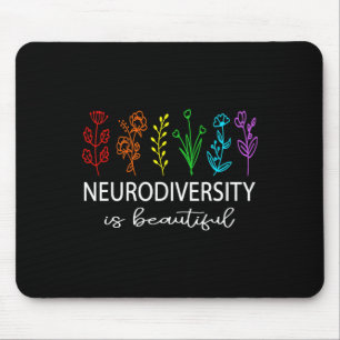 Neurodiversity Is Beautiful Autism Awareness Men W Mouse Pad