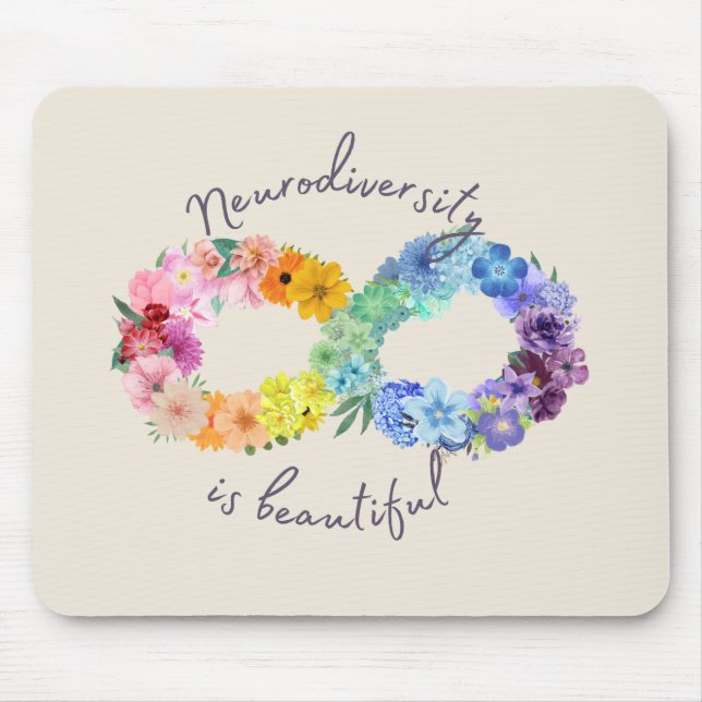 Neurodiversity is Beautiful Mouse Pad (Front)