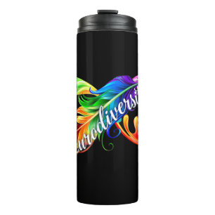 Neurodiversity Is Beautiful Rainbow is great gift  Thermal Tumbler