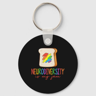 Neurodiversity Is My Jam Adhd Autism Awareness Sup Key Ring