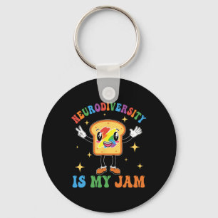 Neurodiversity Is My-jam Autism Awareness Special  Key Ring