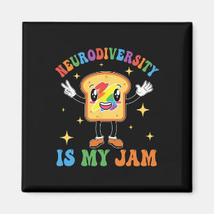 Neurodiversity Is My-jam Autism Awareness Special Magnet