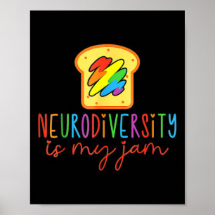 Neurodiversity Is My-jam Autism Awareness Special Poster