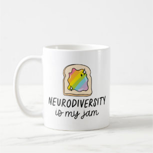 Neurodiversity Is My Jam Rainbow Toast Coffee Mug