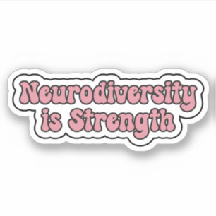 Neurodiversity is Strength Pink Neurodiversity