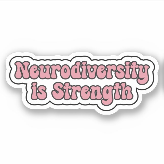 Neurodiversity is Strength Pink Neurodiversity (Front)