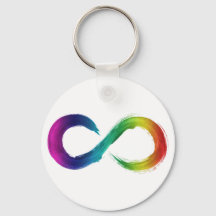 neurodiversity logo keychain 